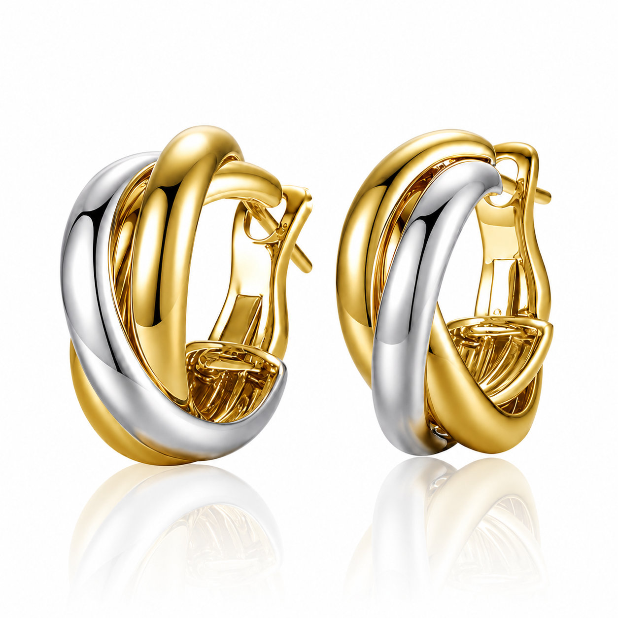 18K Gold Plated Stainless Steel Earrings