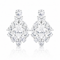 Crystal Chandelier Statement Earrings
