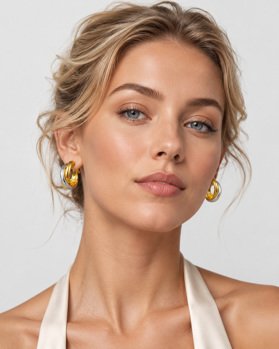 18K Gold Plated Stainless Steel Earrings